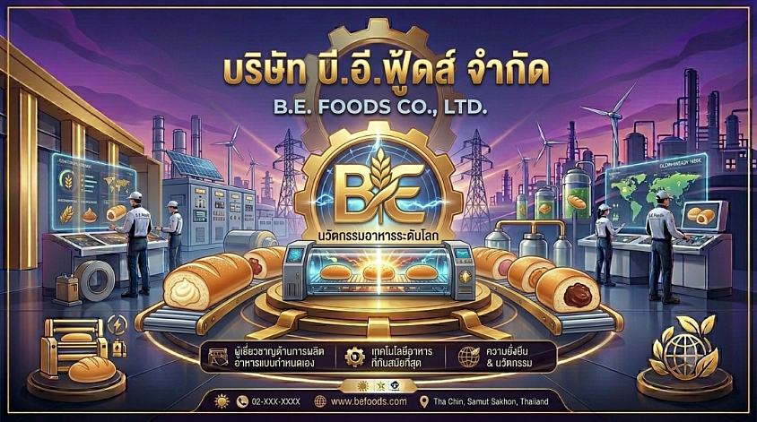 บริษัท บี.อี.ฟู้ดส์ จำกัด (สำนักงานใหญ่-ท่าเสา)