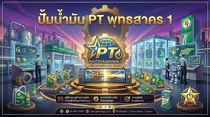 ปั๊มน้ำมัน PT พุทธสาคร 1